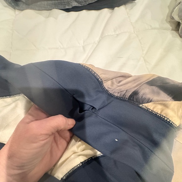 CALIA by Carrie Underwood Athletic Shorts in Blue and Beige - Picture 7 of 8